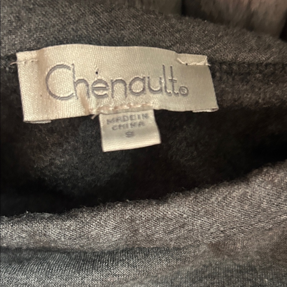 Chenault Gray Crewneck Sweater with Fall Vibes Design - Picture 3 of 4